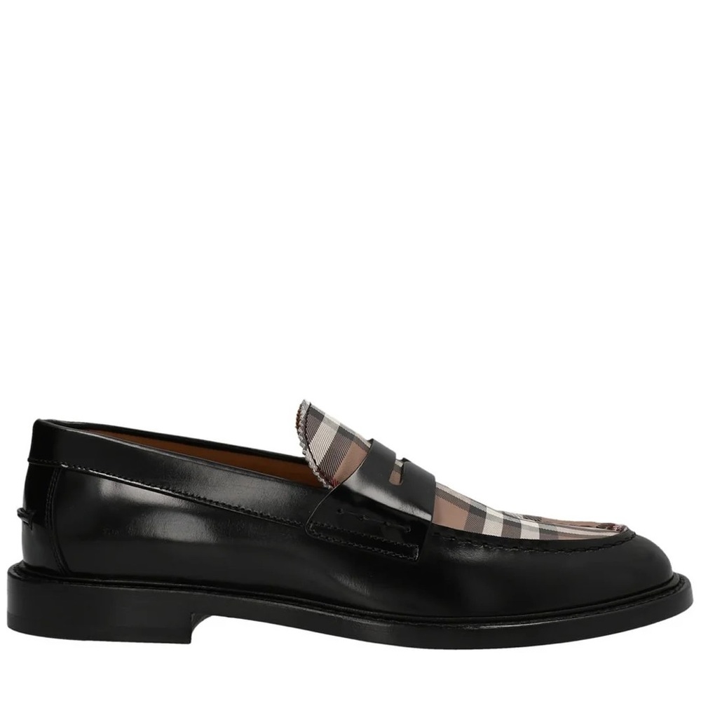 Burberry MENS Black Croftwood Slip-On
Loafers 42.5